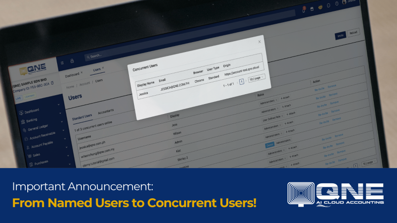 Big Changes for QNE AI Cloud Accounting Users: Welcome Concurrent Users!